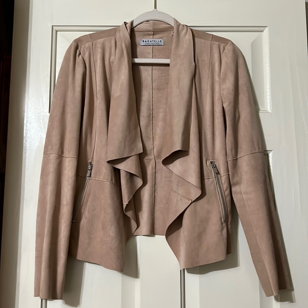 Bagatelle collection tan blazer, size s